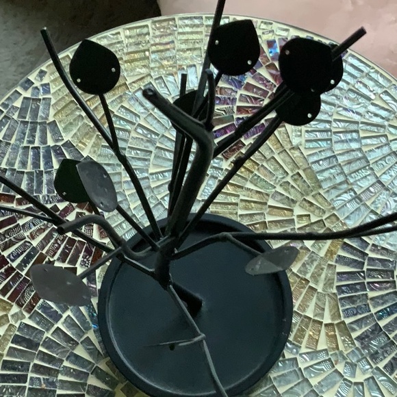 Brown metal Earring tree holder - Picture 2 of 8